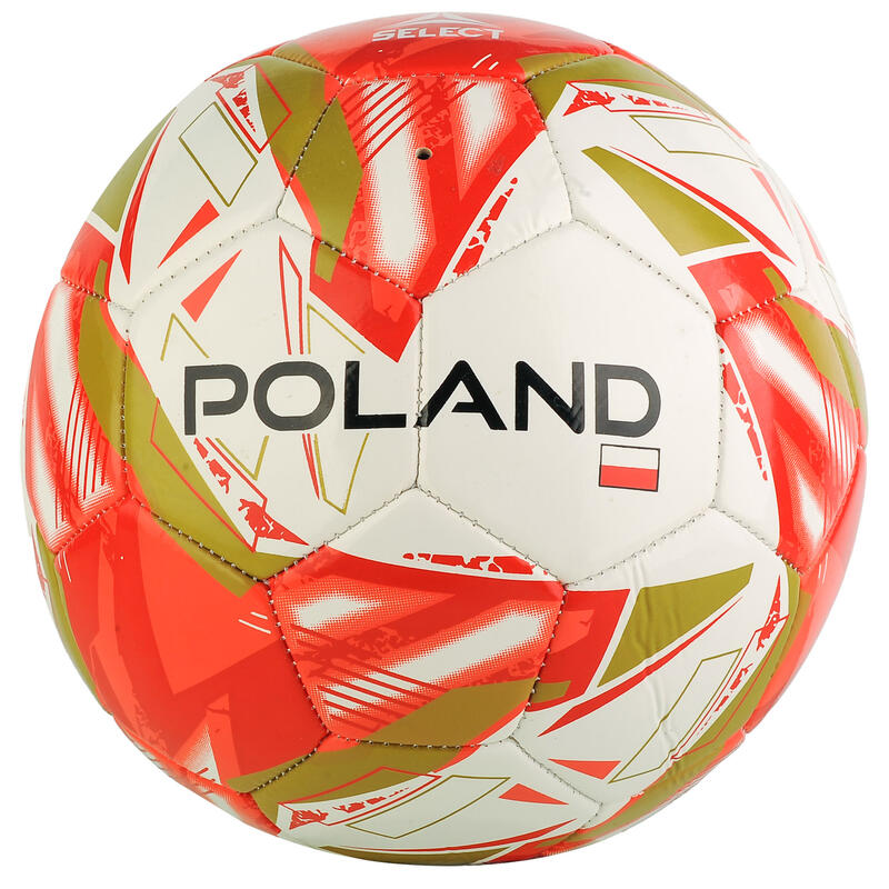 Balón de fútbol adulto para todas las superficies Select Poland Blanco