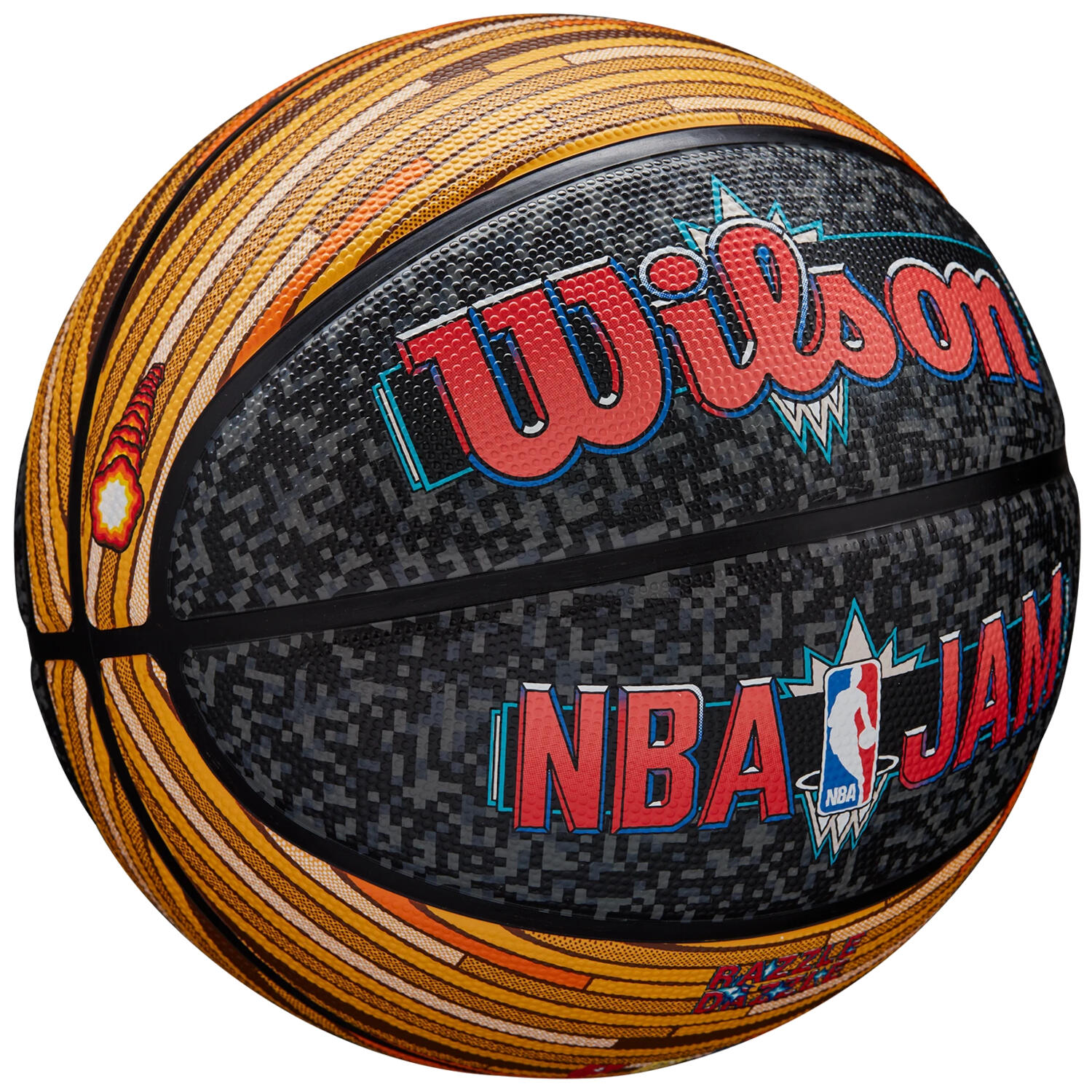 Pallone Da Basket Wilson WNBA - Misura 6, Gomma, Per Outdoor, Marrone/Bianco - Foto 11