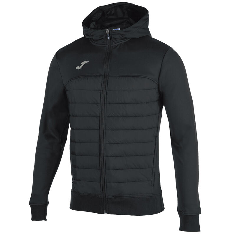 Férfi pulóver, Joma Berna Hoodie, fekete