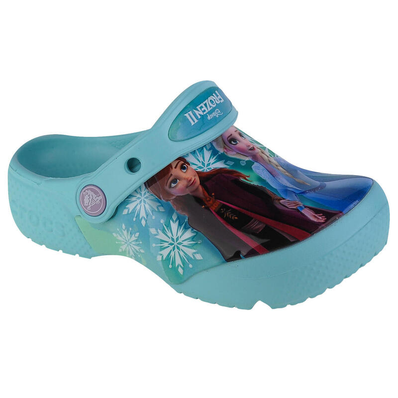 Chanclas Crocs Disney Frozen II T, Azul, Niños