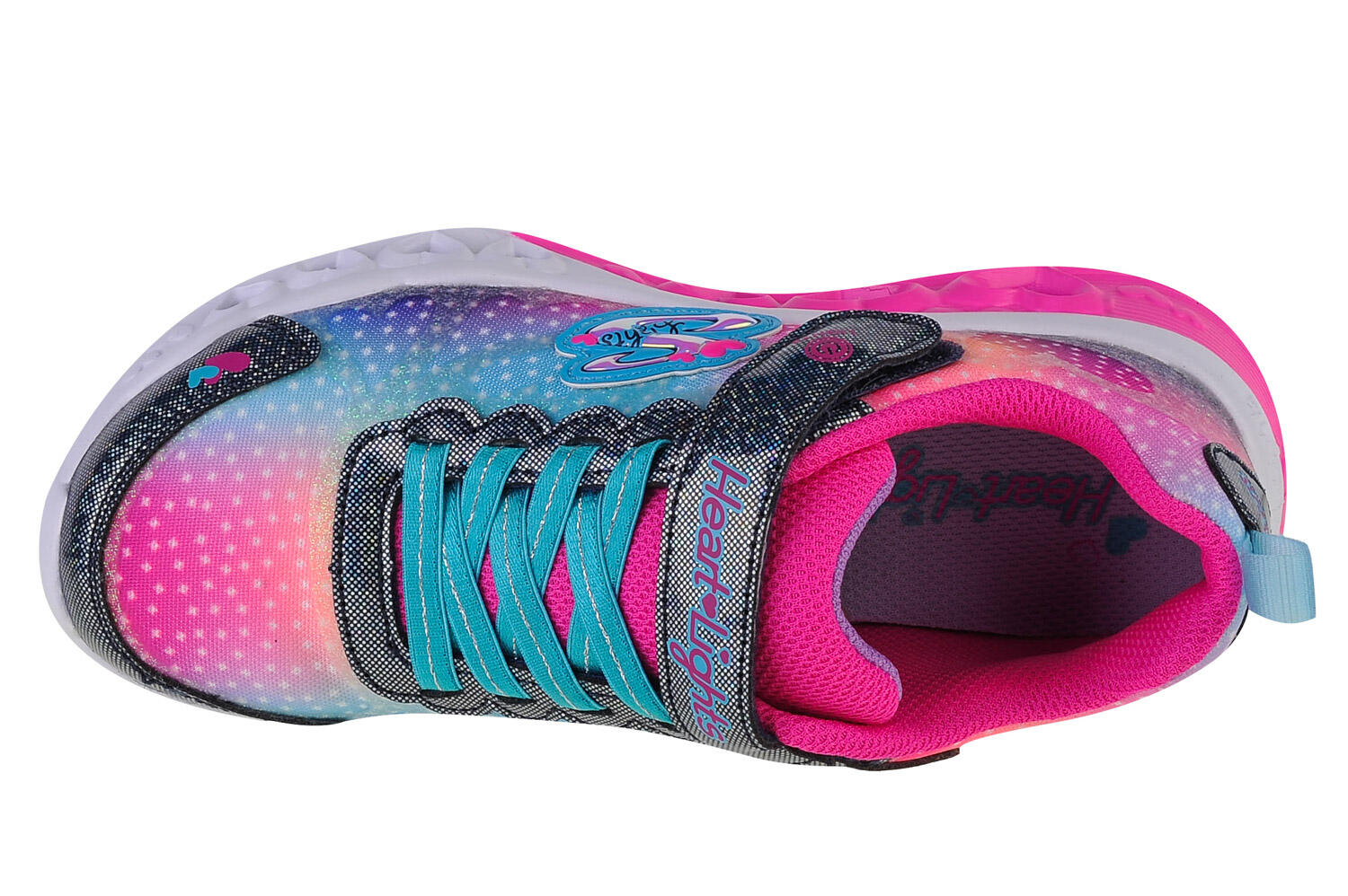 Sneakers Bambina FLUTTER HEART LIGHTS SIMPLY LOVE Blu marino / Multicolore 3/5