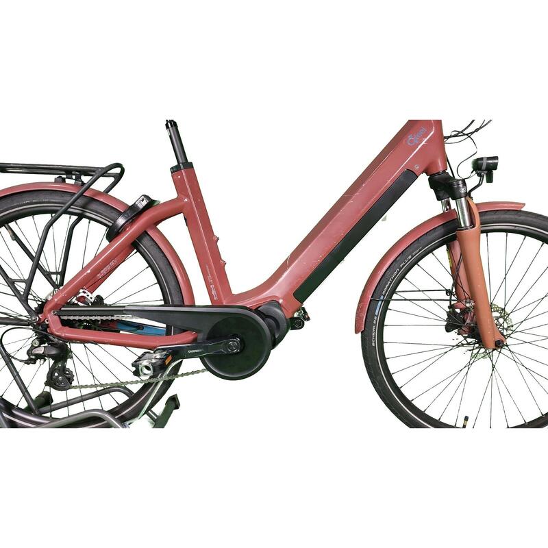Reconditionné - Vélo électrique VTC - Iswan D8 Rouge - Bon état