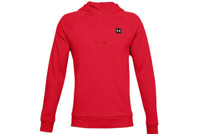 Kap under armour rival fleece. rood. mannen