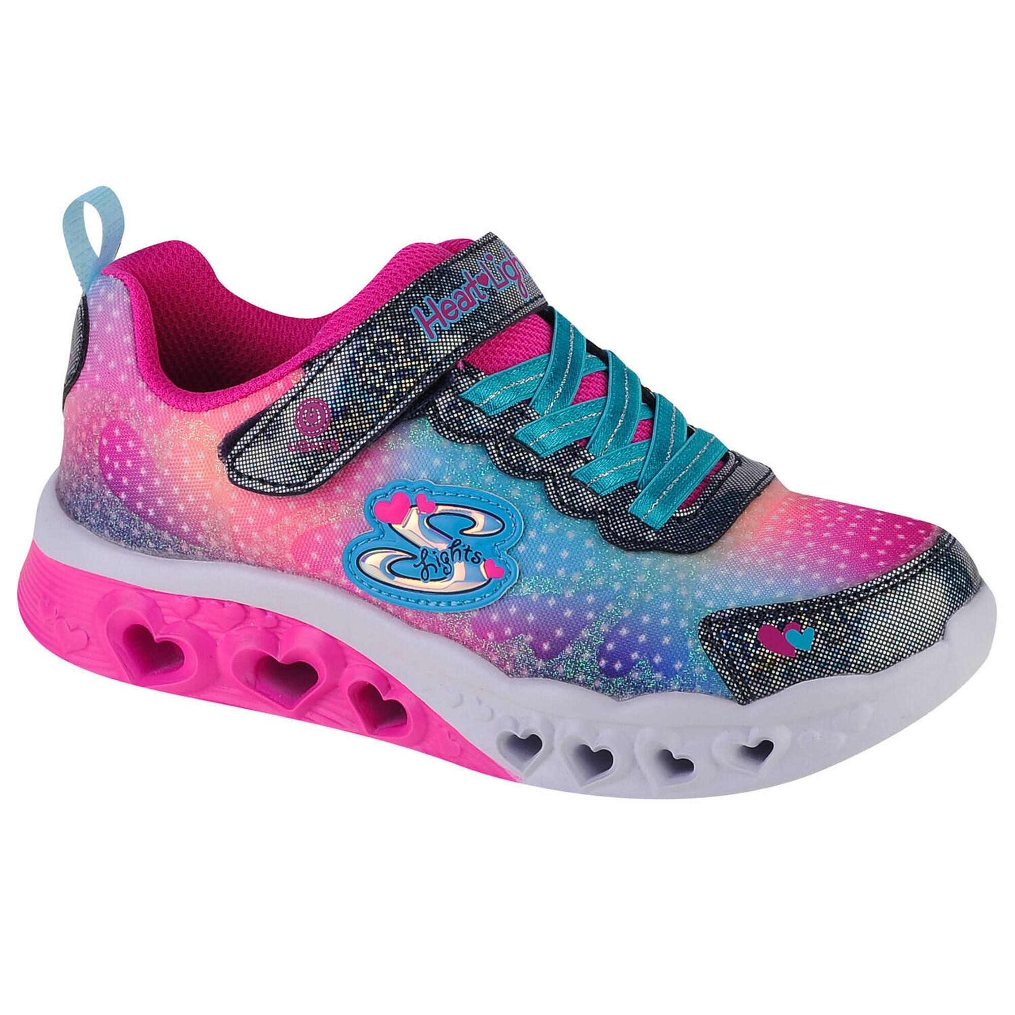Skechers - Sneakers Pour Filles Flutter Heart Lights - Baskets - Multicolore - 34 - Decathlon