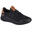 SKECHERS Uomo BOBS GEO CITY DAPPER Slip-On Nero