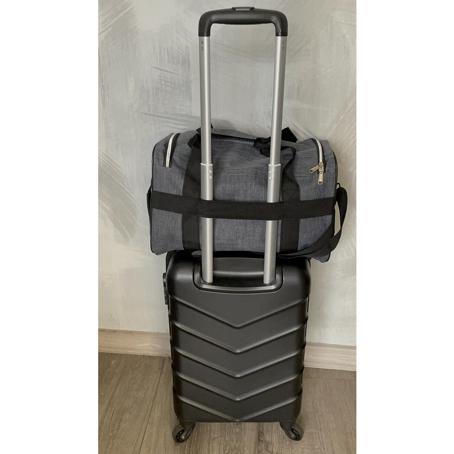 Torba do Samolotu Bagaż Podręczny 40x20x25 Podróżna Bagaż Podróżny Sportowa 7/7