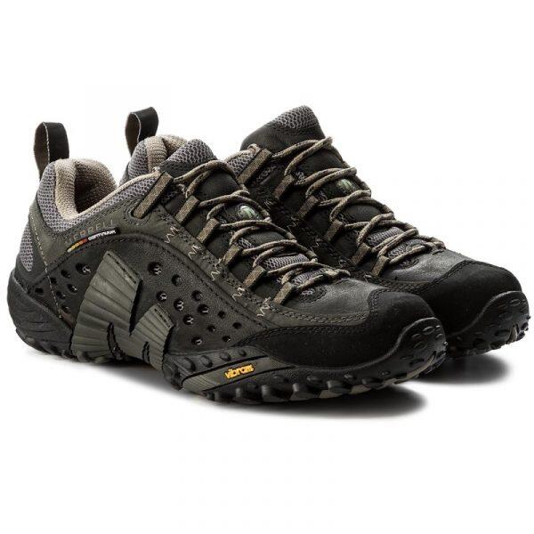 Sapatos de trekking Merrell INTERCEPT Smooth Black para homem