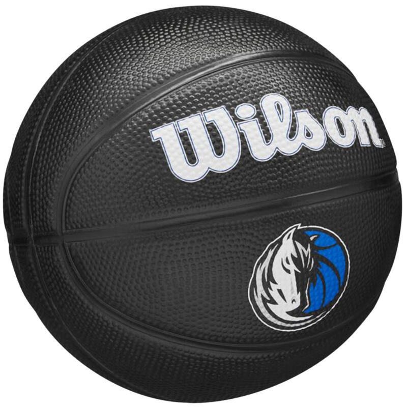 Mini bola Wilson Team Tribute Dallas Mavericks tamanho 3 de basquetebol