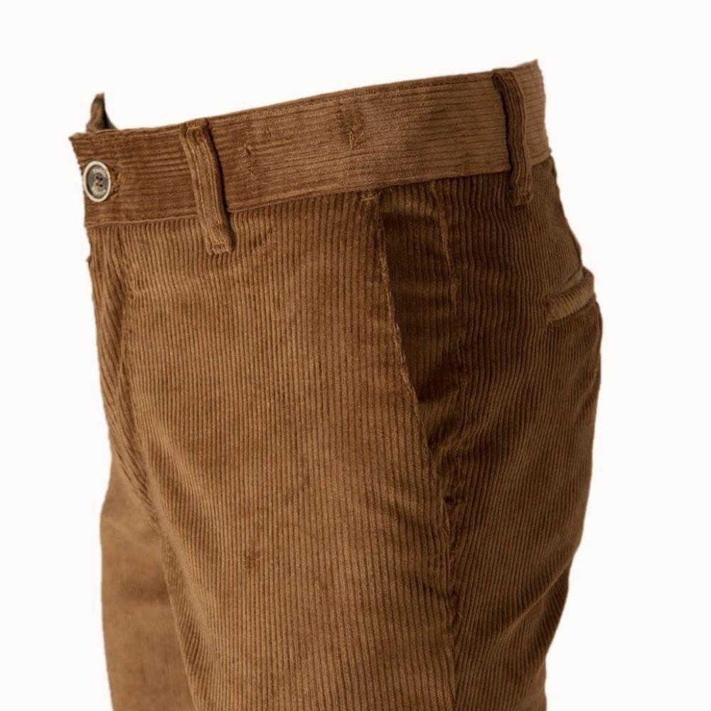 Pantalón Caza Hombre Pasión Morena 05029 Camel Pana Elástica 3/5