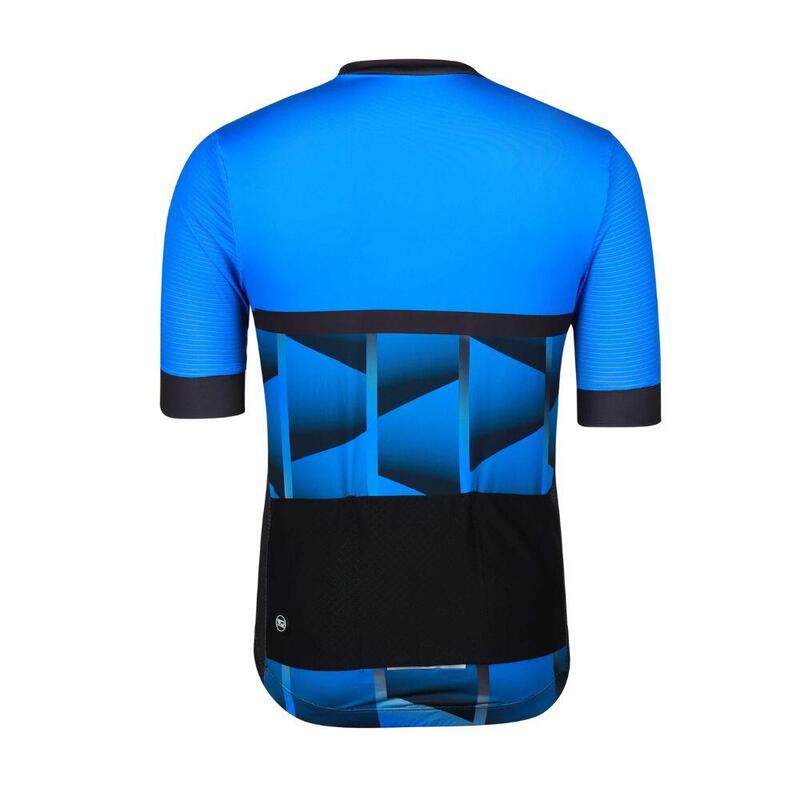 Camisola de ciclismo para homem CUBIC azul/preto