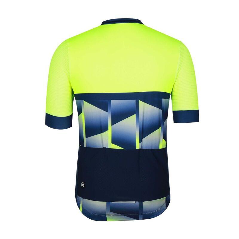 CUBIC maglia ciclismo uomo blu/giallo