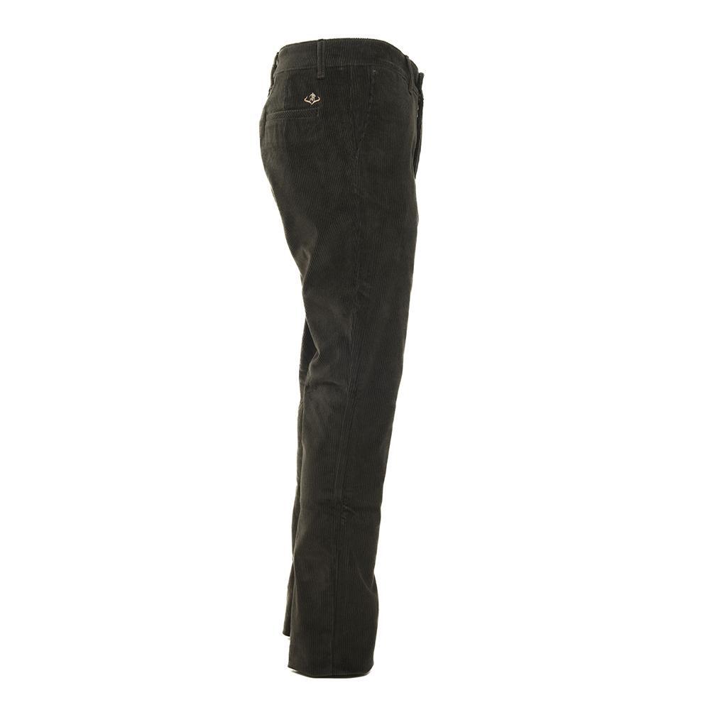 Pantalón Caza Hombre Pasión Morena 05033 Verde Pana Elástica Slim 3/5