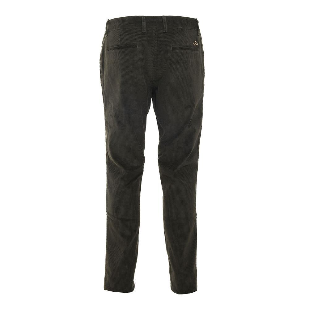 Pantalón Caza Hombre Pasión Morena 05033 Verde Pana Elástica Slim 5/5