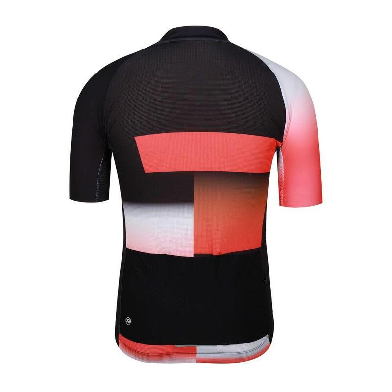 Maillot ciclismo FINISHER Hombre Negro/naranja