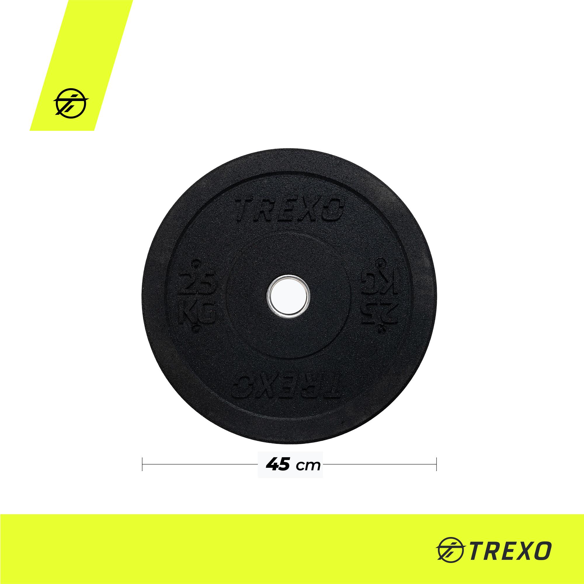 Peso paraurti olimpico TREXO 25 kg 2/7