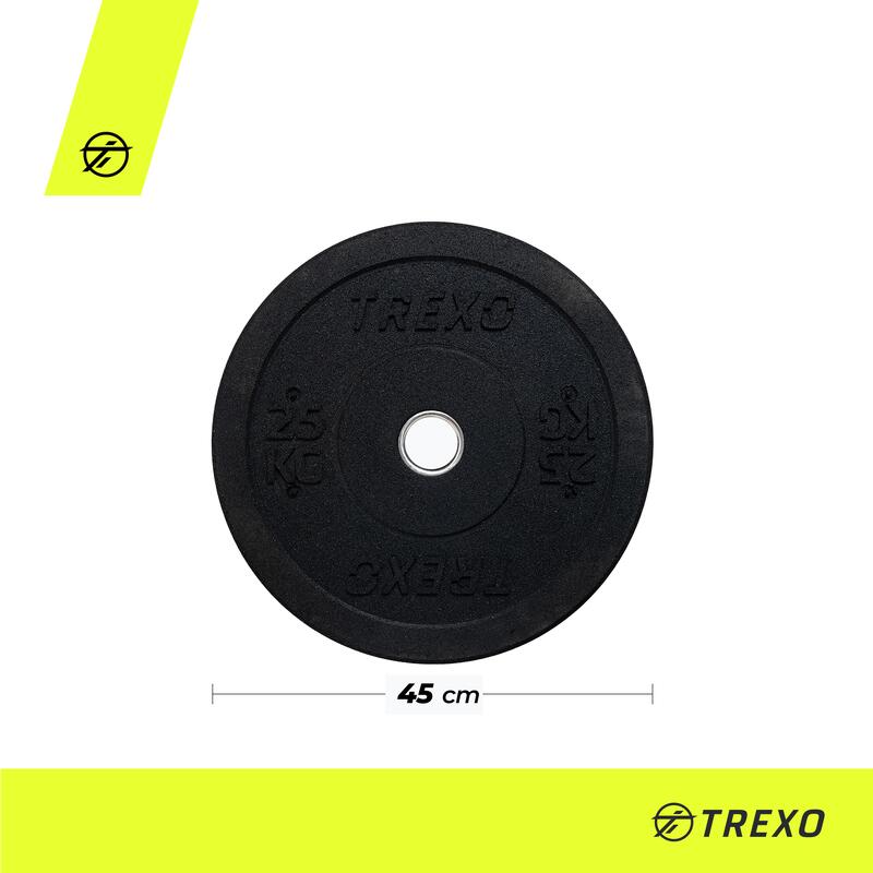 Greutatea barei de protecție TREXO Olympic 25 kg