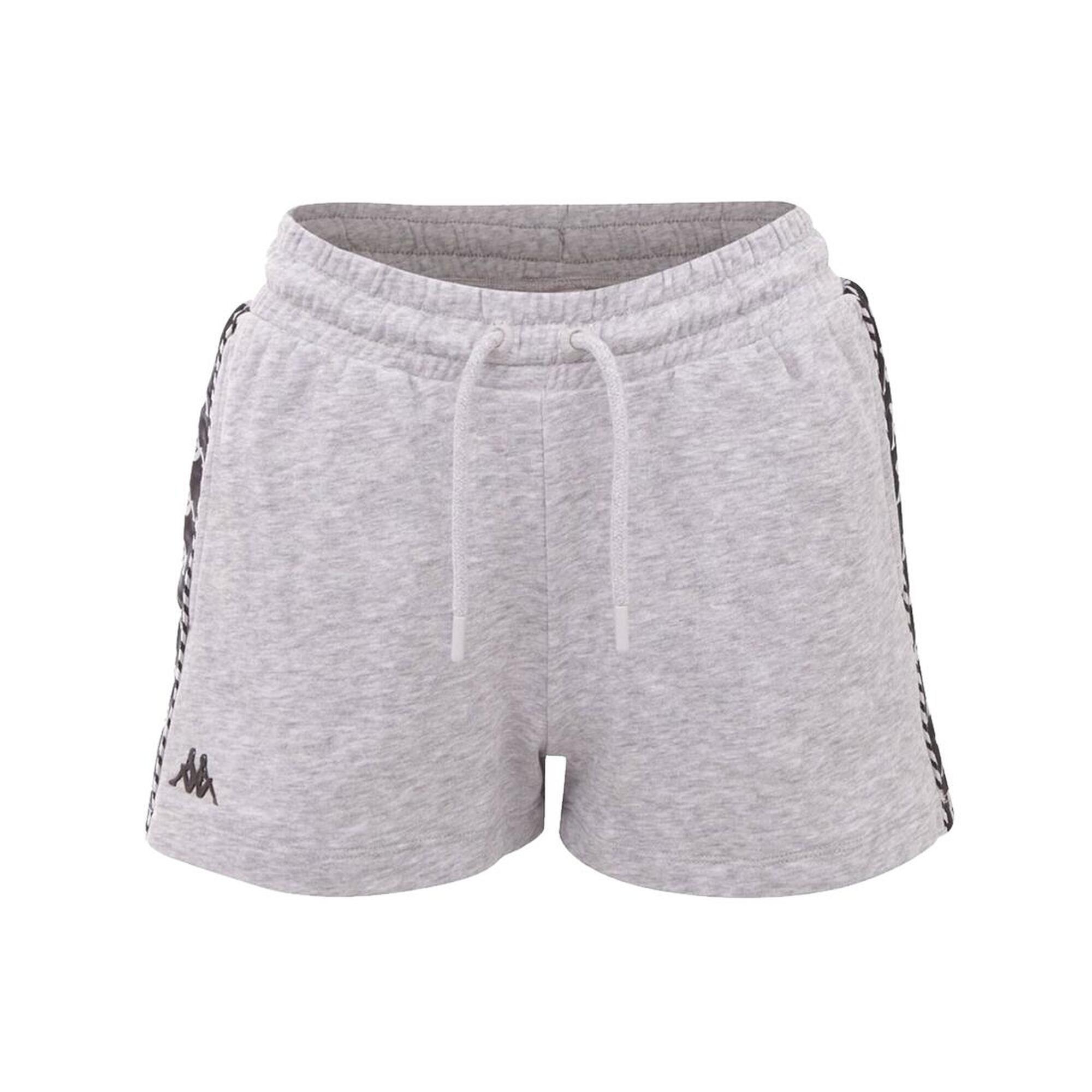 Kappa - Kappa Irisha Shorts, Femme, Fitness, Pantalon Short, Gris - Short - Gris - 42 M/l - Decathlon