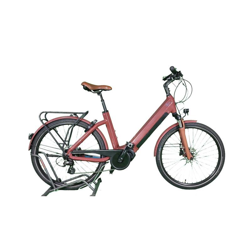 Reconditionné - Vélo électrique VTC - Iswan D8 Rouge - Bon état