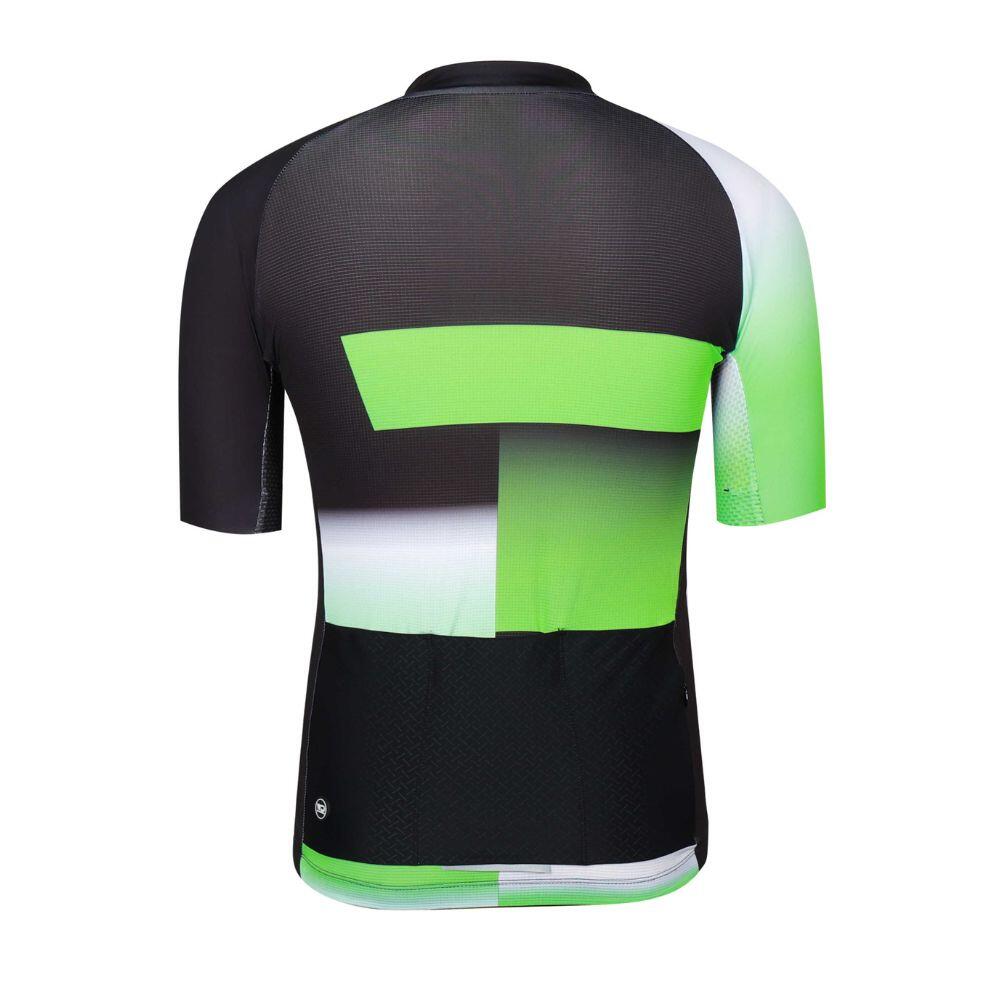 Maglia da ciclismo FINISHER da uomo Nero/verde 2/4