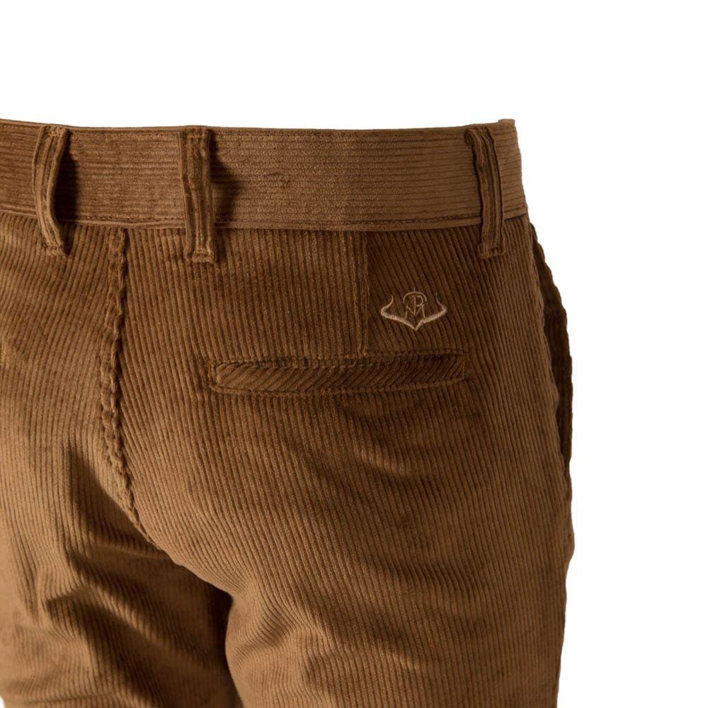 Pantalón Caza Hombre Pasión Morena 05029 Camel Pana Elástica 4/5