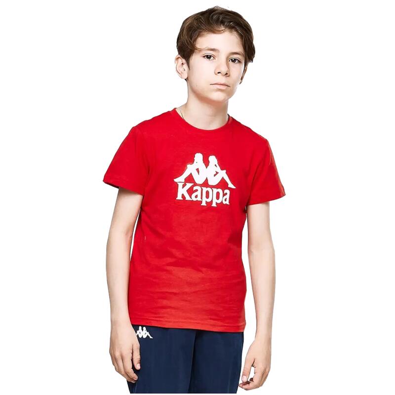 Fiú rövid ujjú póló, Kappa Caspar Kids T-Shirt, piros