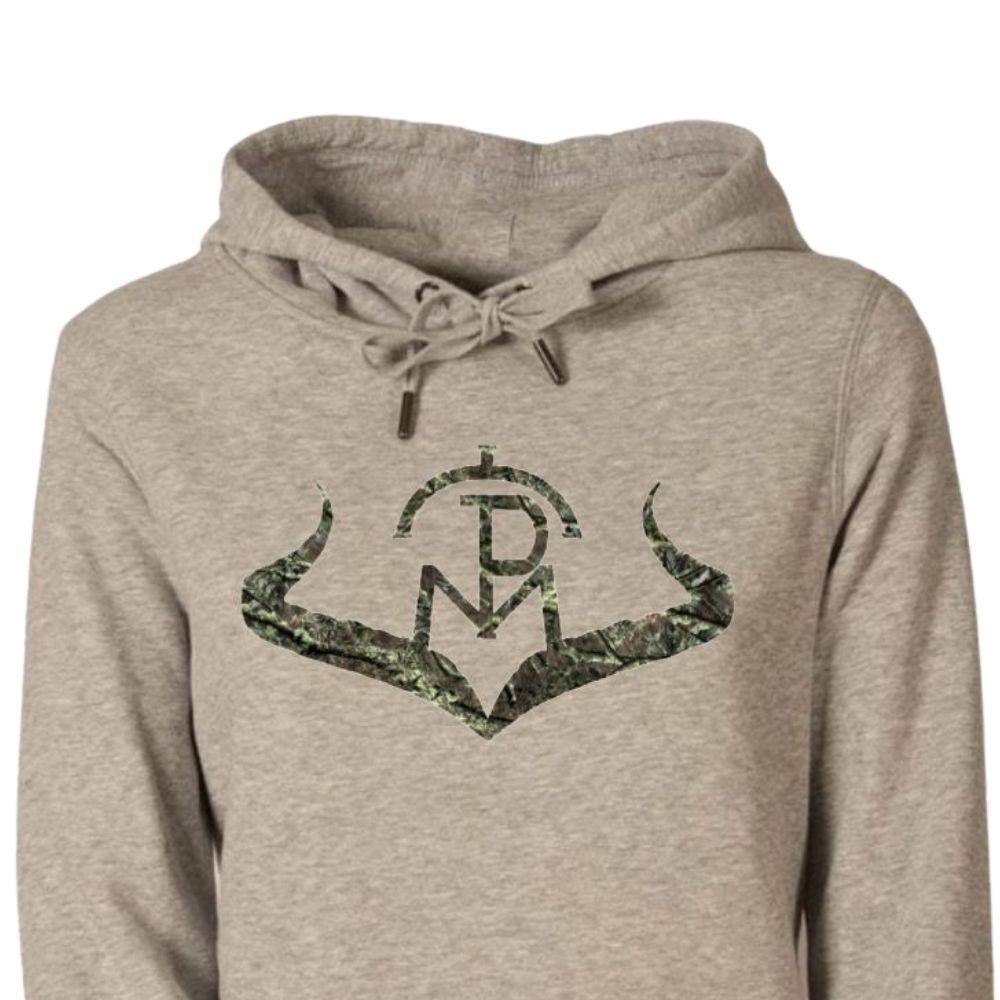 Sudadera Caza Hombre Pasión Morena 39002 Gris Algodón con Capucha 3/3