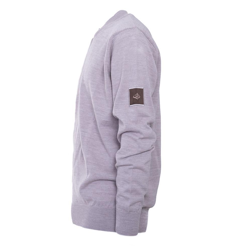 Jersey Caza Hombre Pasión Morena 03051 Gris Cuello con Cremallera 3/5
