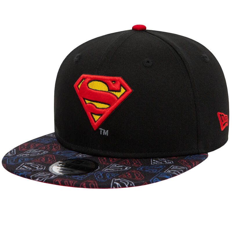 Fiú baseball sapka, New Era Super Aop 950 Superman Kids Cap, fekete