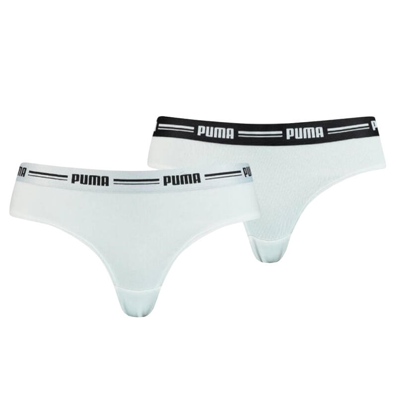 Női bugyi, Puma Brazilian Briefs 2 Pack, fehér