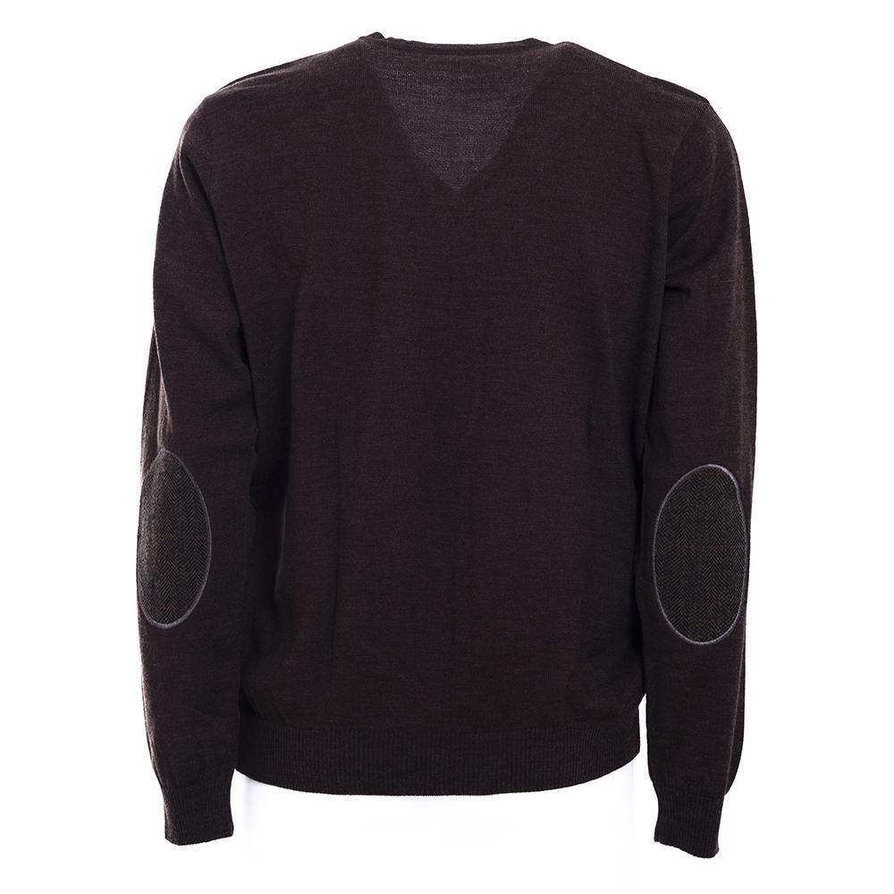 Jersey Caza Hombre Pasión Morena 03053 Marrón Cuello en Pico 2/5