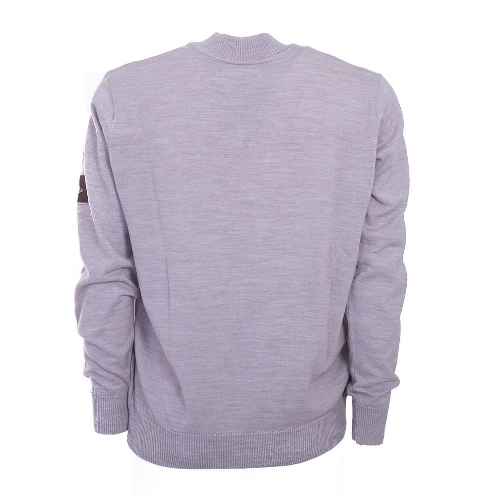 Jersey Caza Hombre Pasión Morena 03051 Gris Cuello con Cremallera 5/5