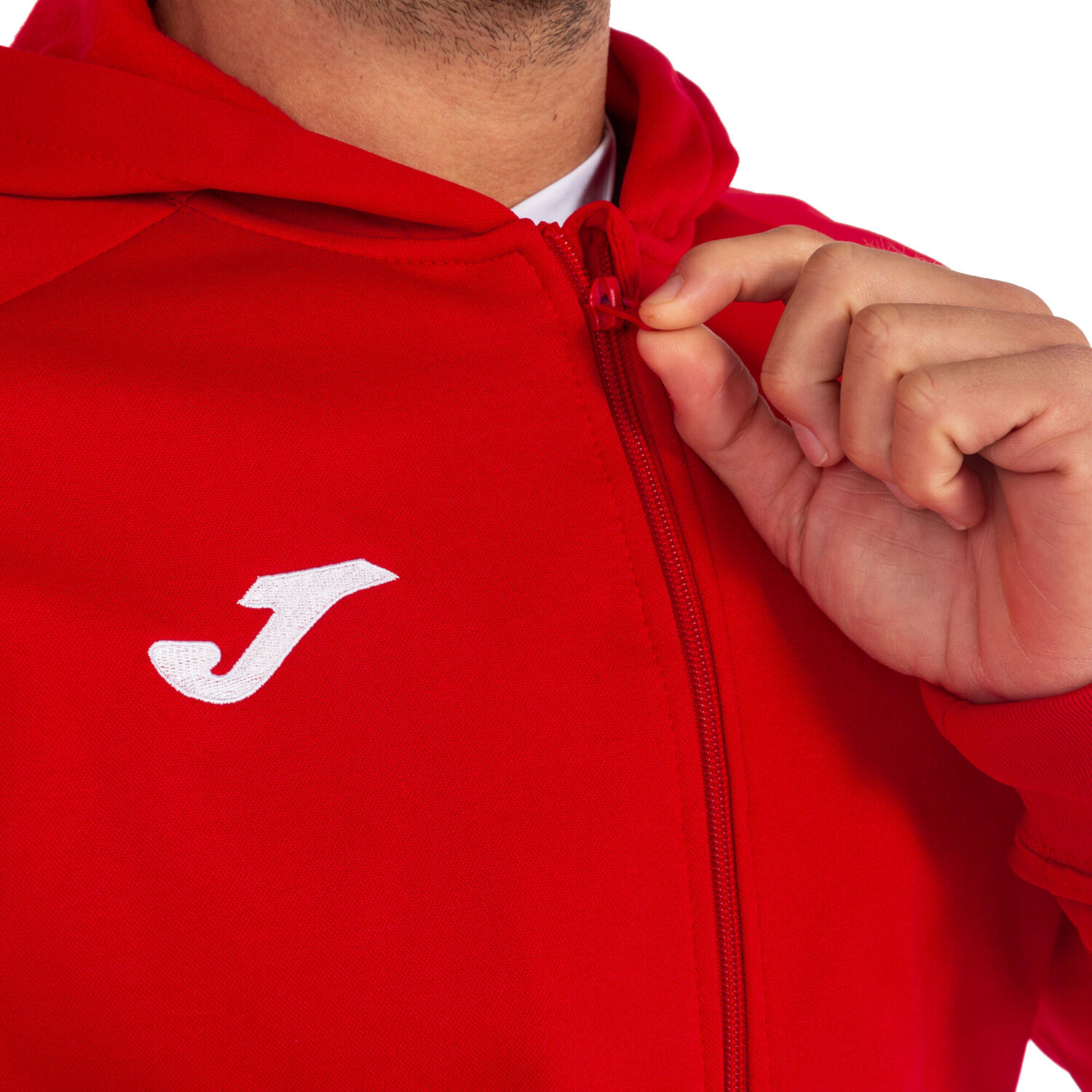 Casaco Com Capuz Futebol Homem Joma Menfis Vermelho 2/7