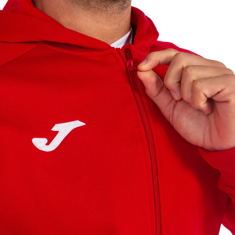 Férfi pulóver, Joma Menfis Hoodie, piros