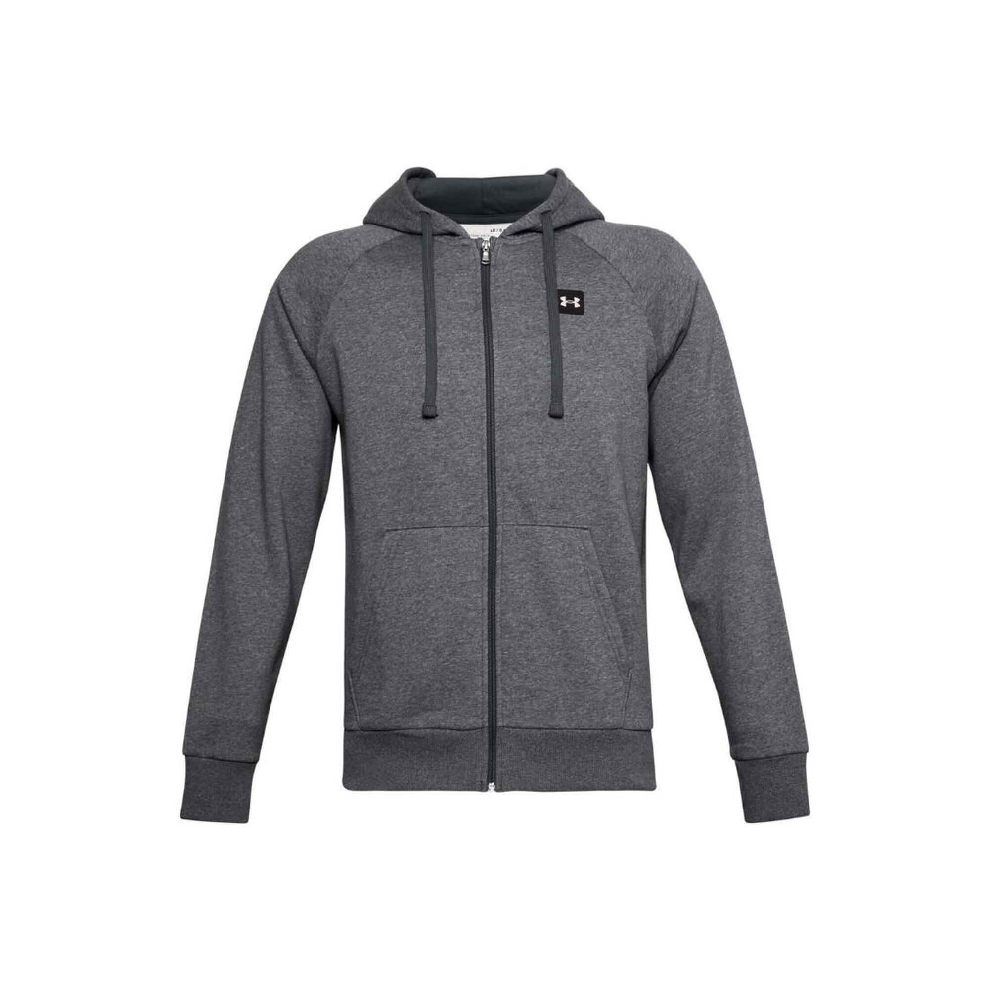 Capot Under Armour Rival Fleece Fz, Gris, Hommes