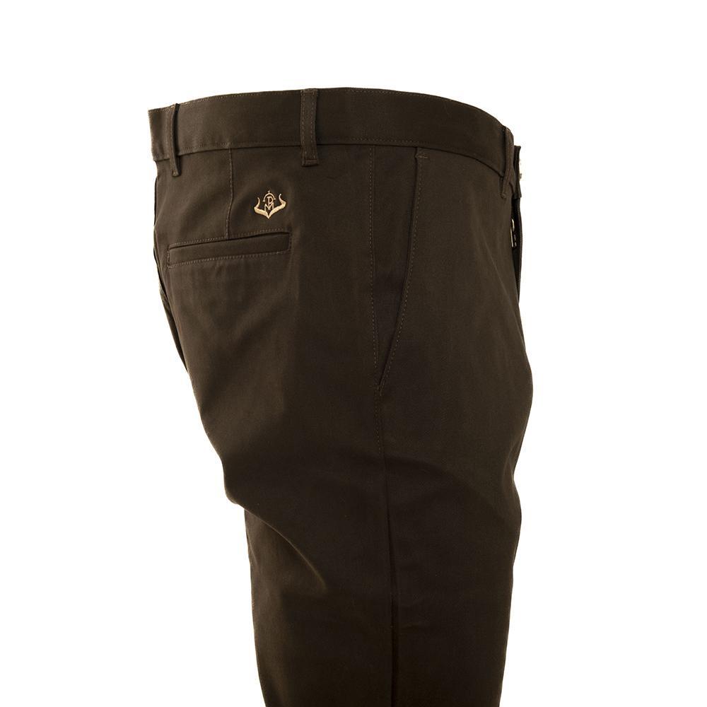 Pantalón Caza Hombre Pasión Morena 05034 Verde Chino Slim 4/5
