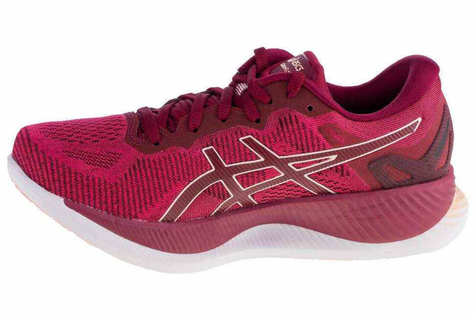 Kobieta Bieganie Buty Asics GlideRide Czerwony
