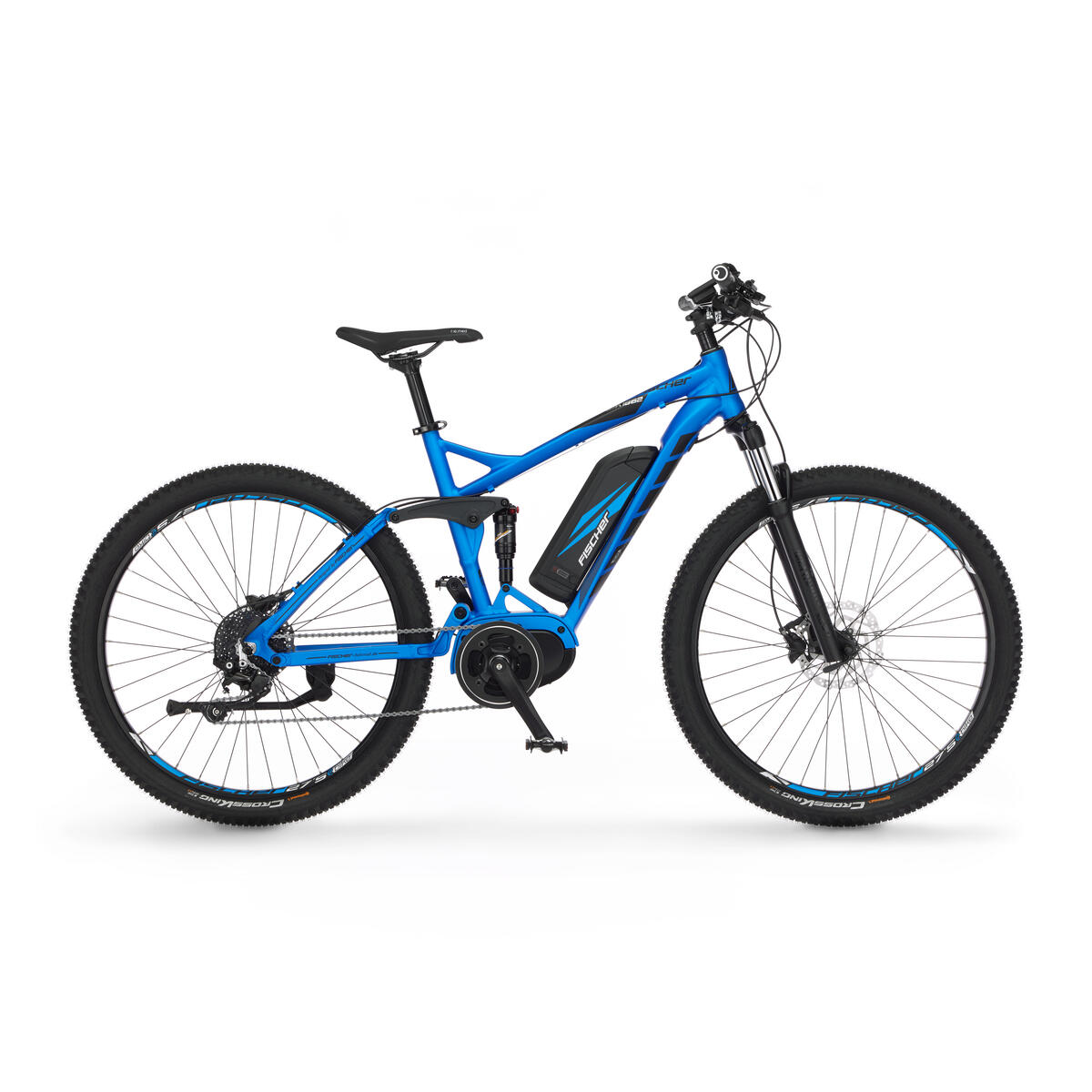 FISCHER BIKE FISCHER E-Mountainbike Montis EM 1862 - blau, RH 48 cm, 27,5 Zoll, 557 Wh