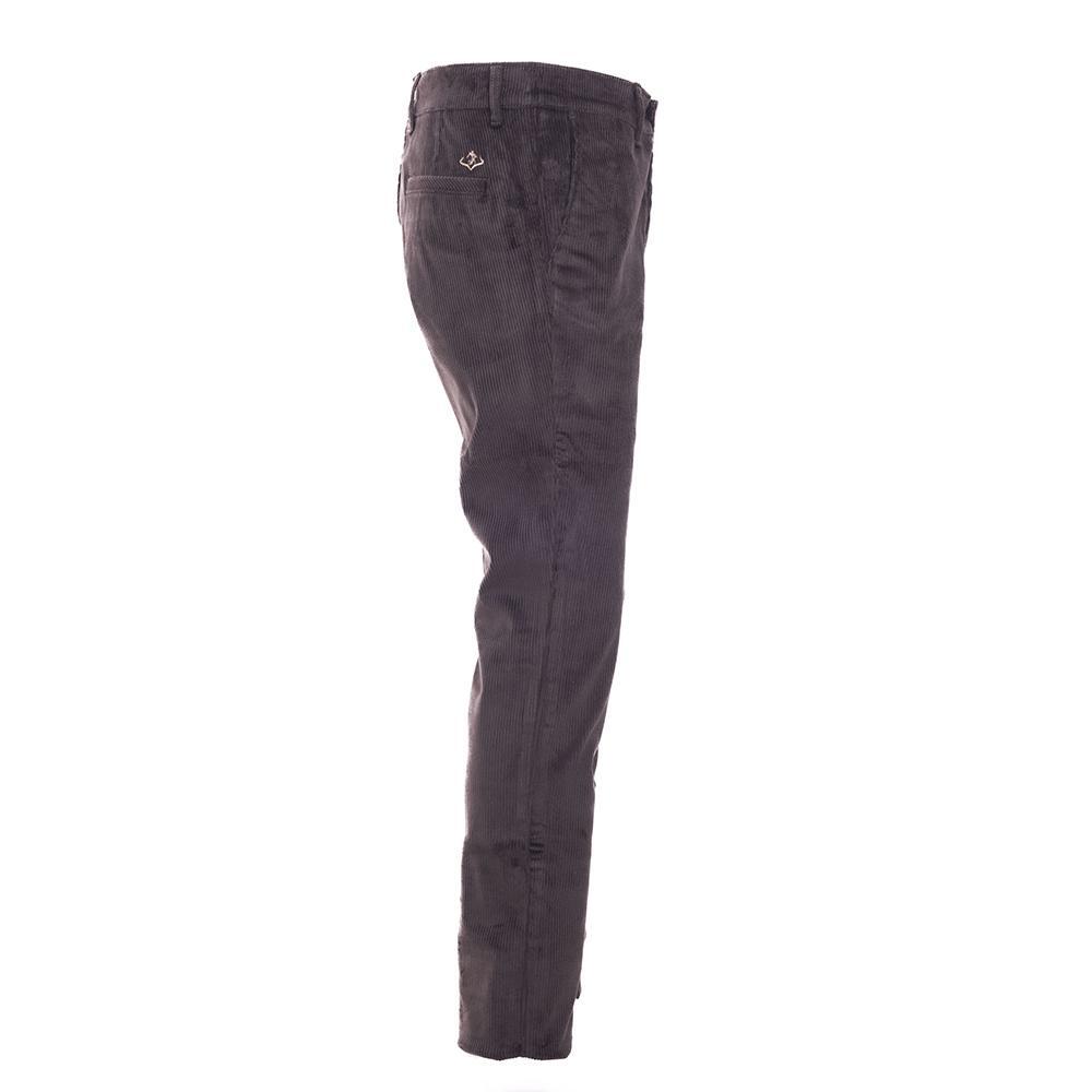 Pantalón Caza Hombre Pasión Morena 05033 Marrón Pana Elástica Slim 3/5
