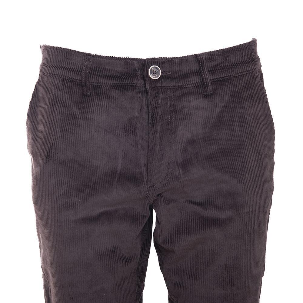 Pantalón Caza Hombre Pasión Morena 05033 Marrón Pana Elástica Slim 2/5
