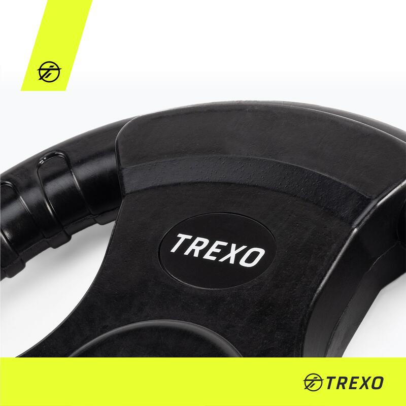 Gietijzeren last met TREXO-rubber