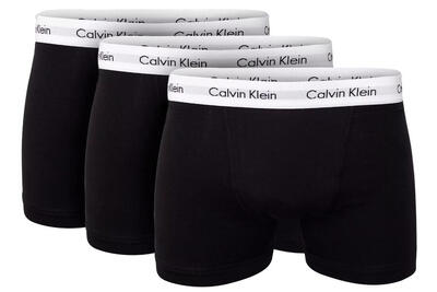 Intimo Uomo 3 PACK TRUNKS Nero