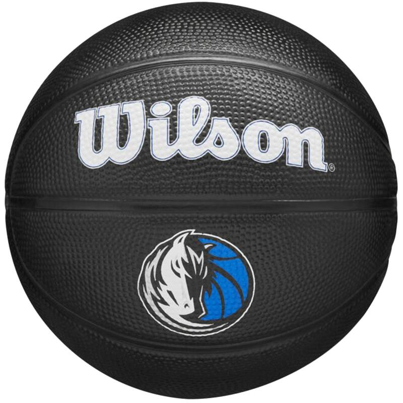 Mini bola Wilson Team Tribute Dallas Mavericks tamanho 3 de basquetebol