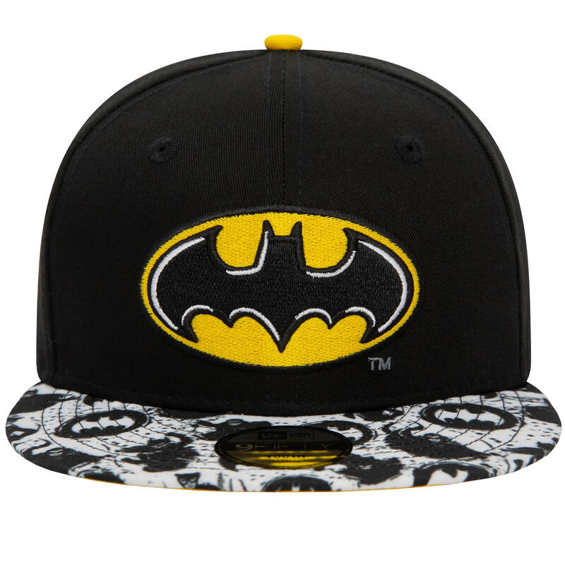 Fiú baseball sapka, New Era Super Aop 950 Batman Kids Cap, fekete