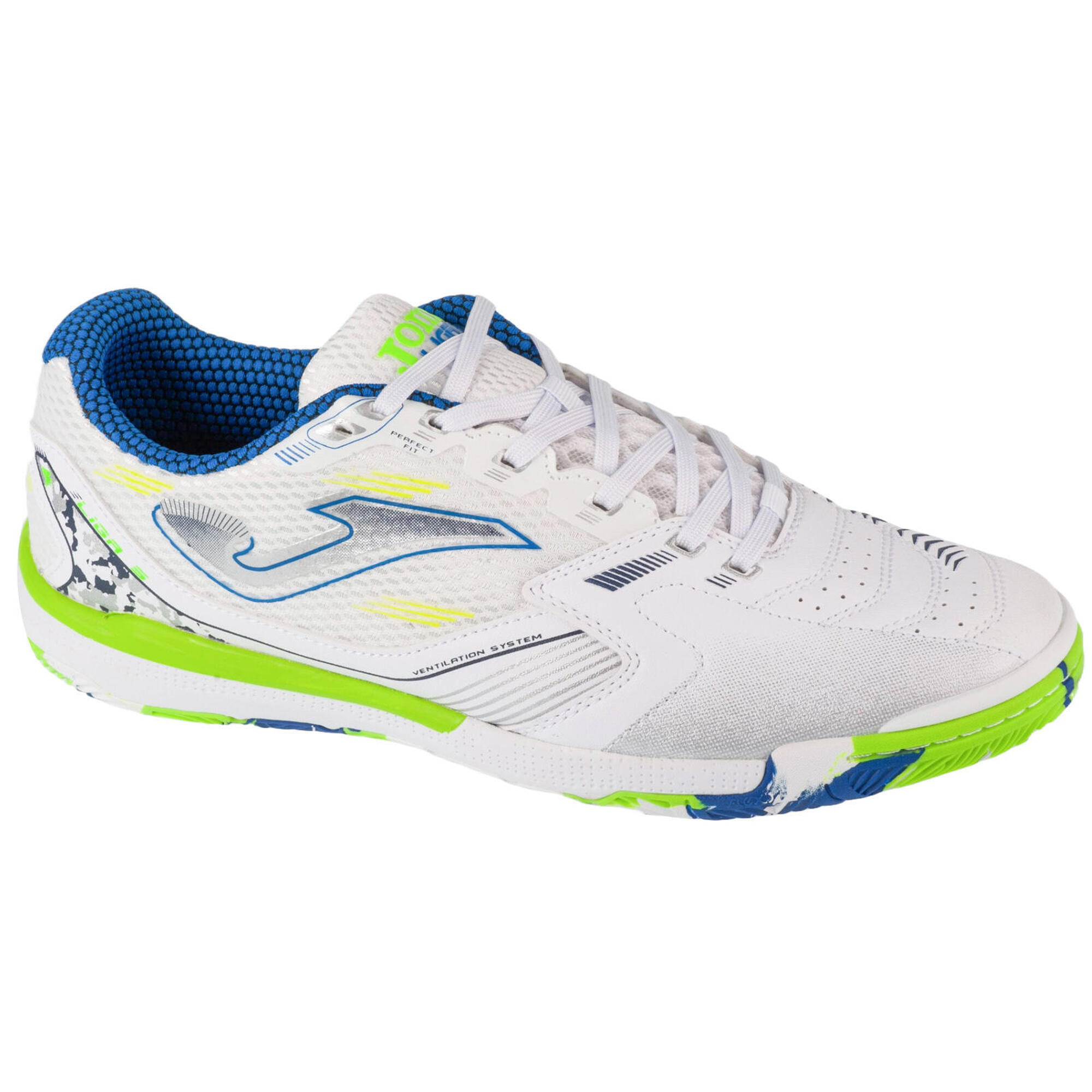 Joma - Chaussures De Foot En Salle Pour Hommes Liga 5 24 Ligs In - Chaussures De Futsal - Blanc - 45 - Decathlon
