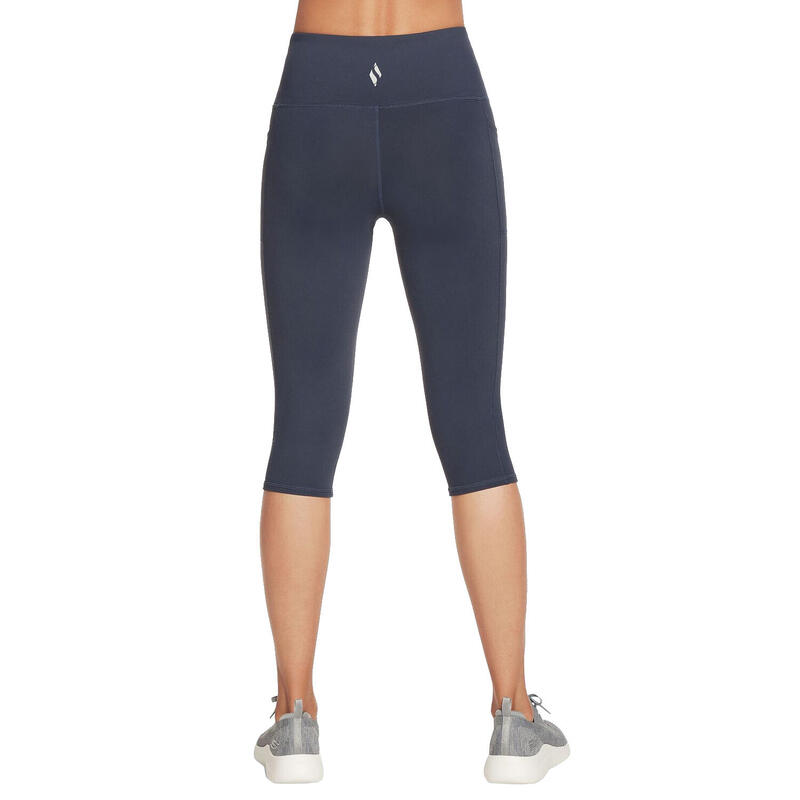 Női leggings, Skechers Go Walk High Waisted Capri Leggins, sötétkék