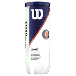 Wilson Roland Garros All Court 3 Pack Tennis Ball