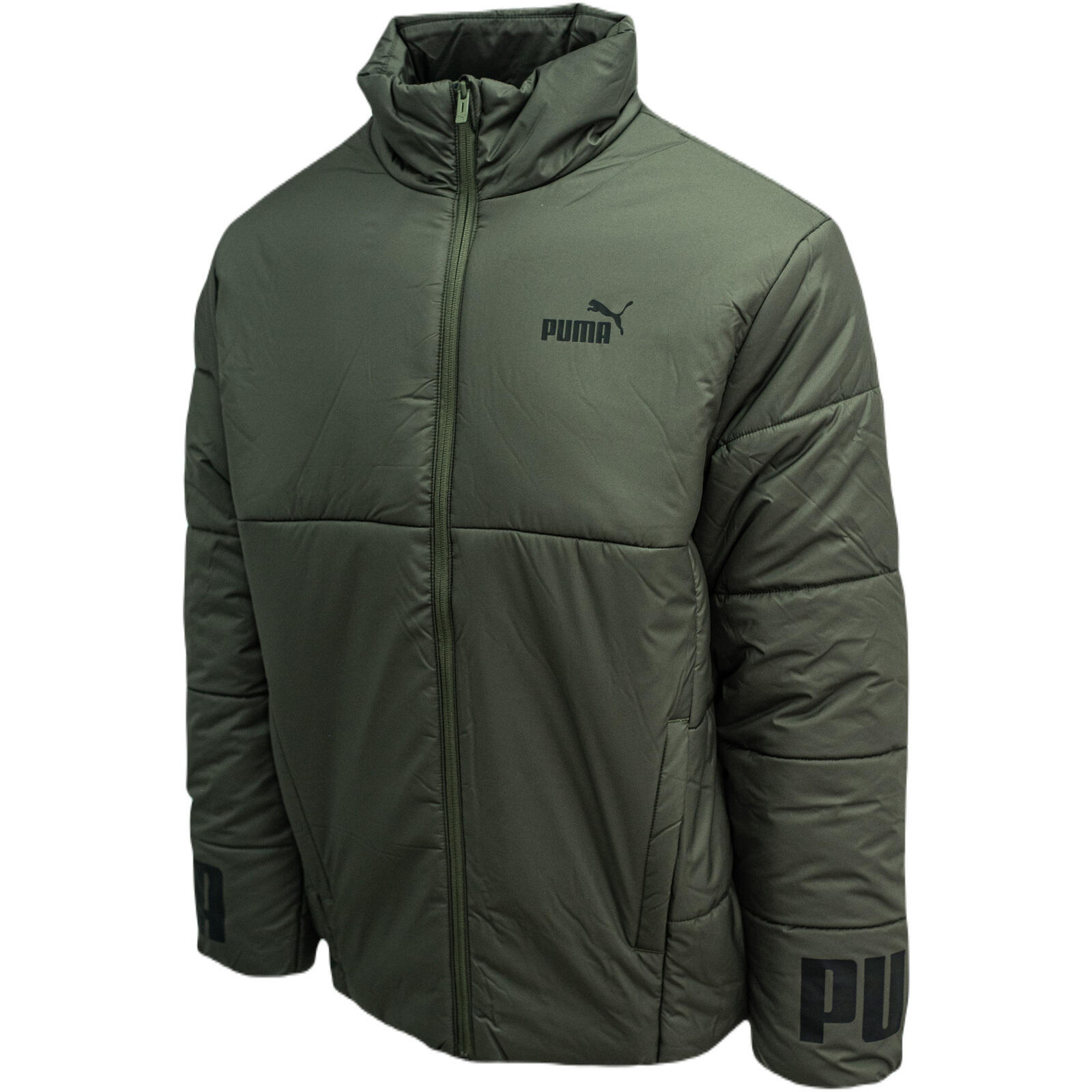 Jacke Puma Essentials Padded, Grün, Herren PUMA Decathlon