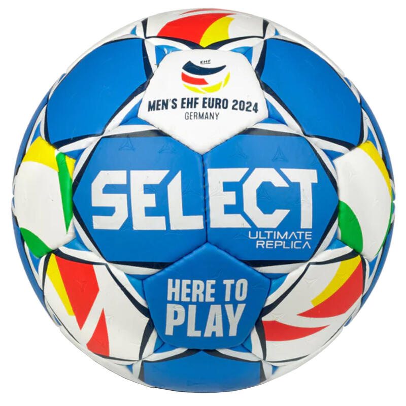 Select EHF Euro Férfi V24 Replica Kézilabda fehér/kék