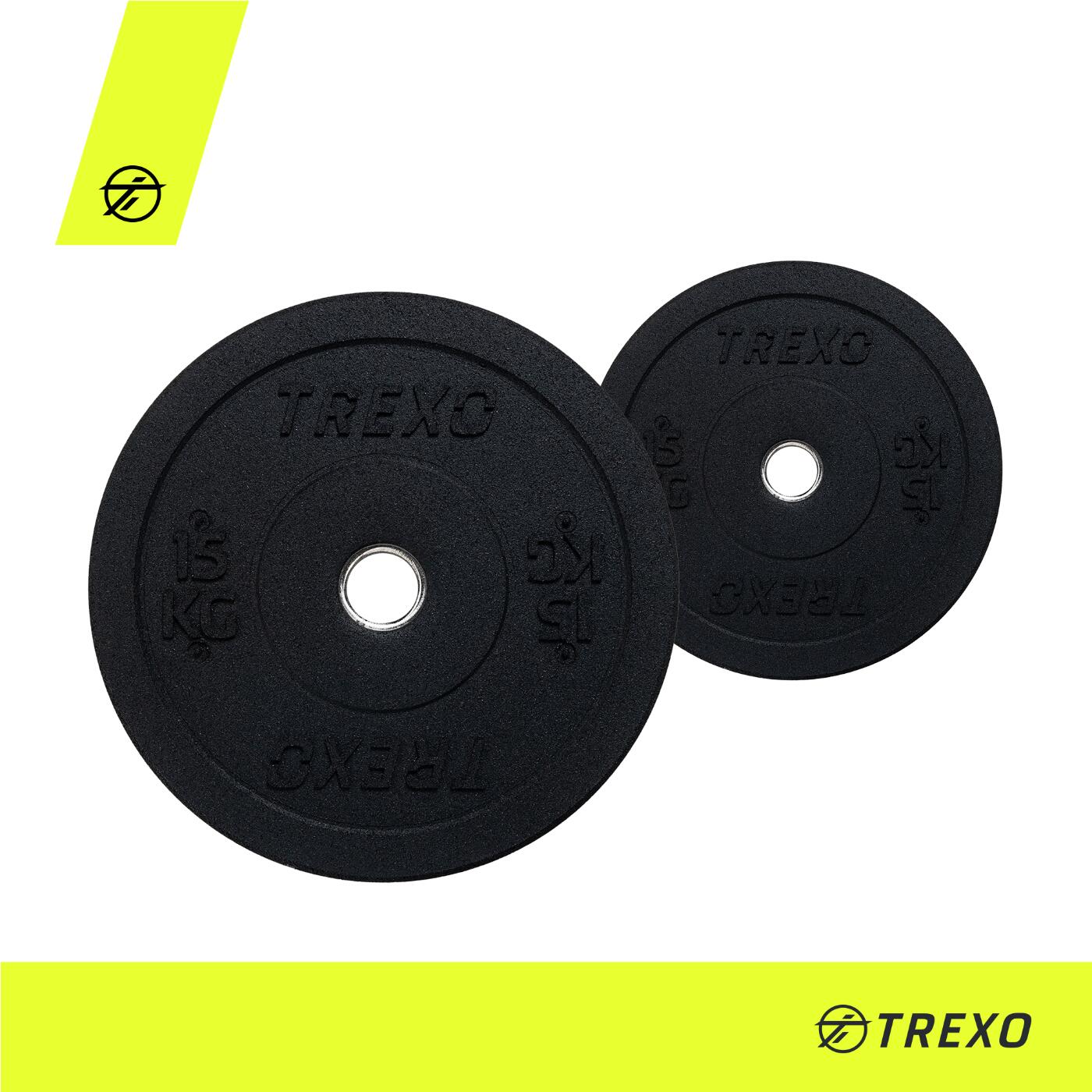 Peso del parachoques olímpico TREXO 15 kg 6/7