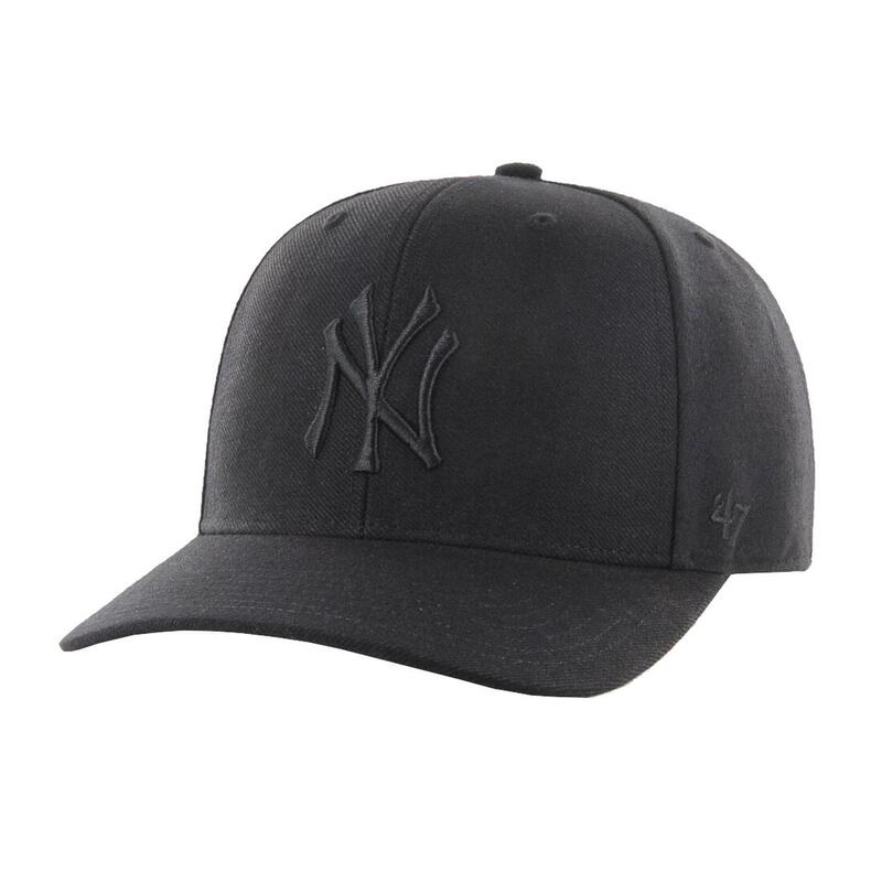 Gorra de béisbol New York Yankees - Snapback - MVP Woolblend - Ajustable - Negro